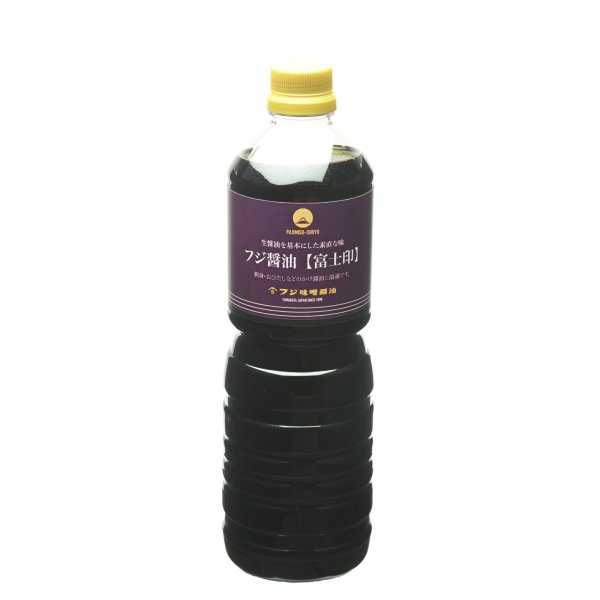 画像1: 生醤油を基本にした素直な味の刺身醤油【富士印】（1L） (1)