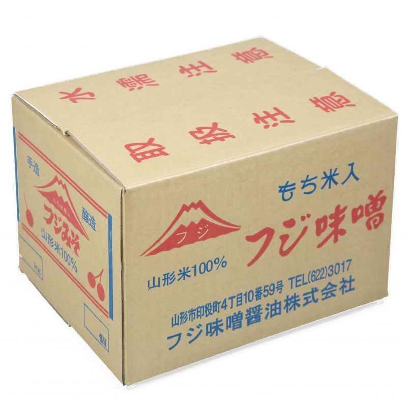 山形県産丸大豆使用もち米こうじ金印味噌（こし）（10kg）