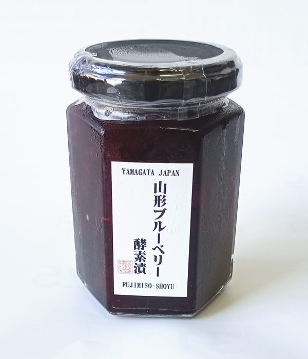 山形県産ブルーベリー酵素漬　150g入り　※非加熱製法　米麹に漬け込み発酵させました！バケットやチーズにそのままのせてお召し上がりくださいませ！ヨーグルトやアイスクリームやかき氷のトッピングにもお勧めです！